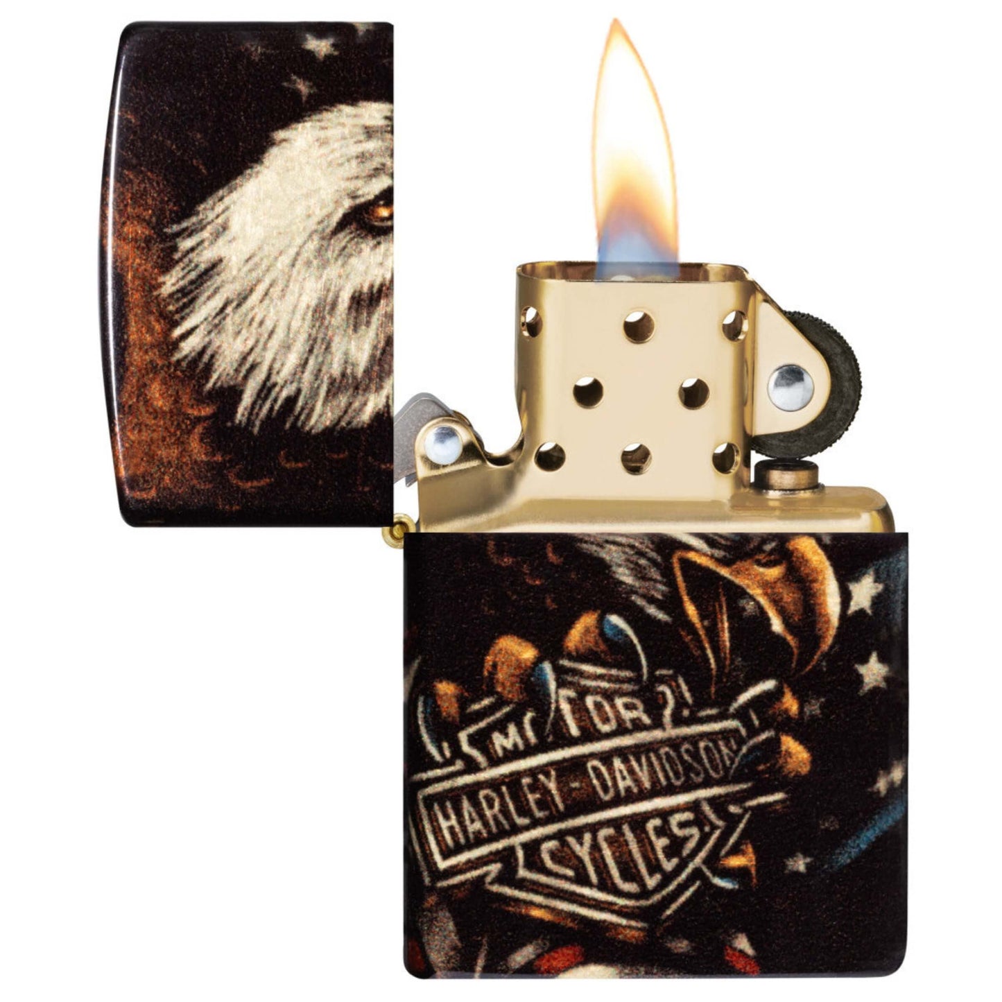 Zippo Harley-Davidson 2026 Limited Edition Lighter of the Year Accendino Antivento Tumbled Brass 540 Fusion - 47170