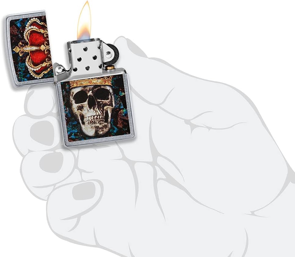 49666 ACCENDINO ZIPPO SKULL KING