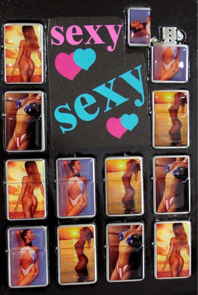 ACCENDINO TIPO ZIPPO SEXY WOMAN (12PZ)