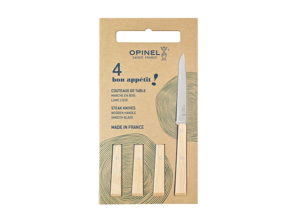 Opinel BON-APPÉTIT N°125 Box 4 pz TAVOLA "CHARME" (003324)