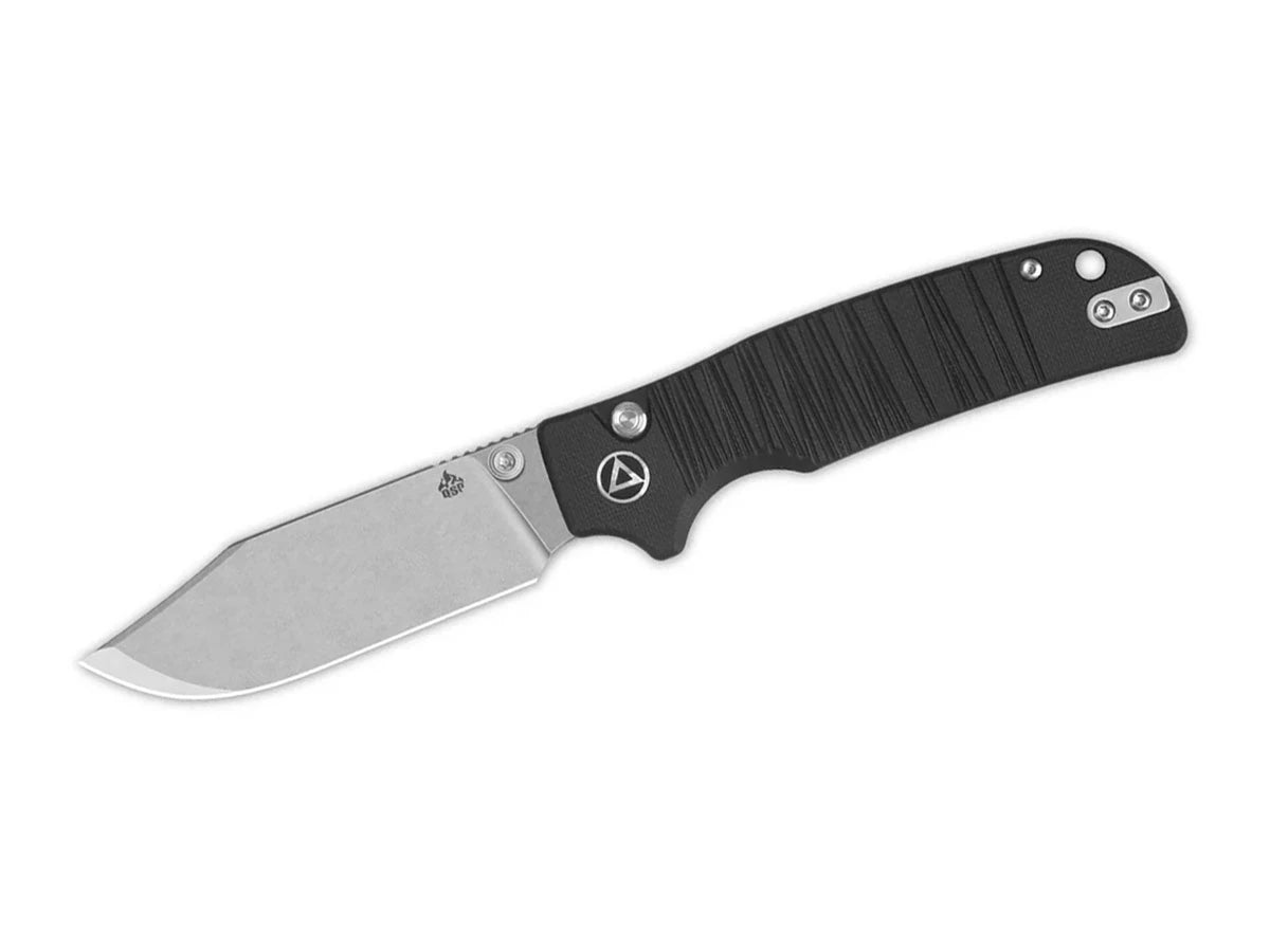 Coltello EDC QSP Kali G-10 14C28N stonewash nero QS159-B1