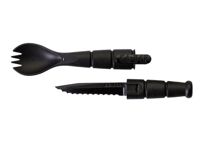 Ka-Bar Tactical Spork 9909 - dettaglio componenti separabili Creamid Made in USA