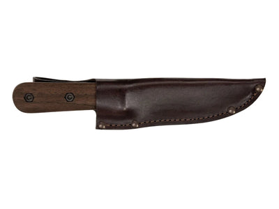 Ka-Bar BK62 Becker Kephart - dettaglio lama convessa e manico noce design Horace Kephart