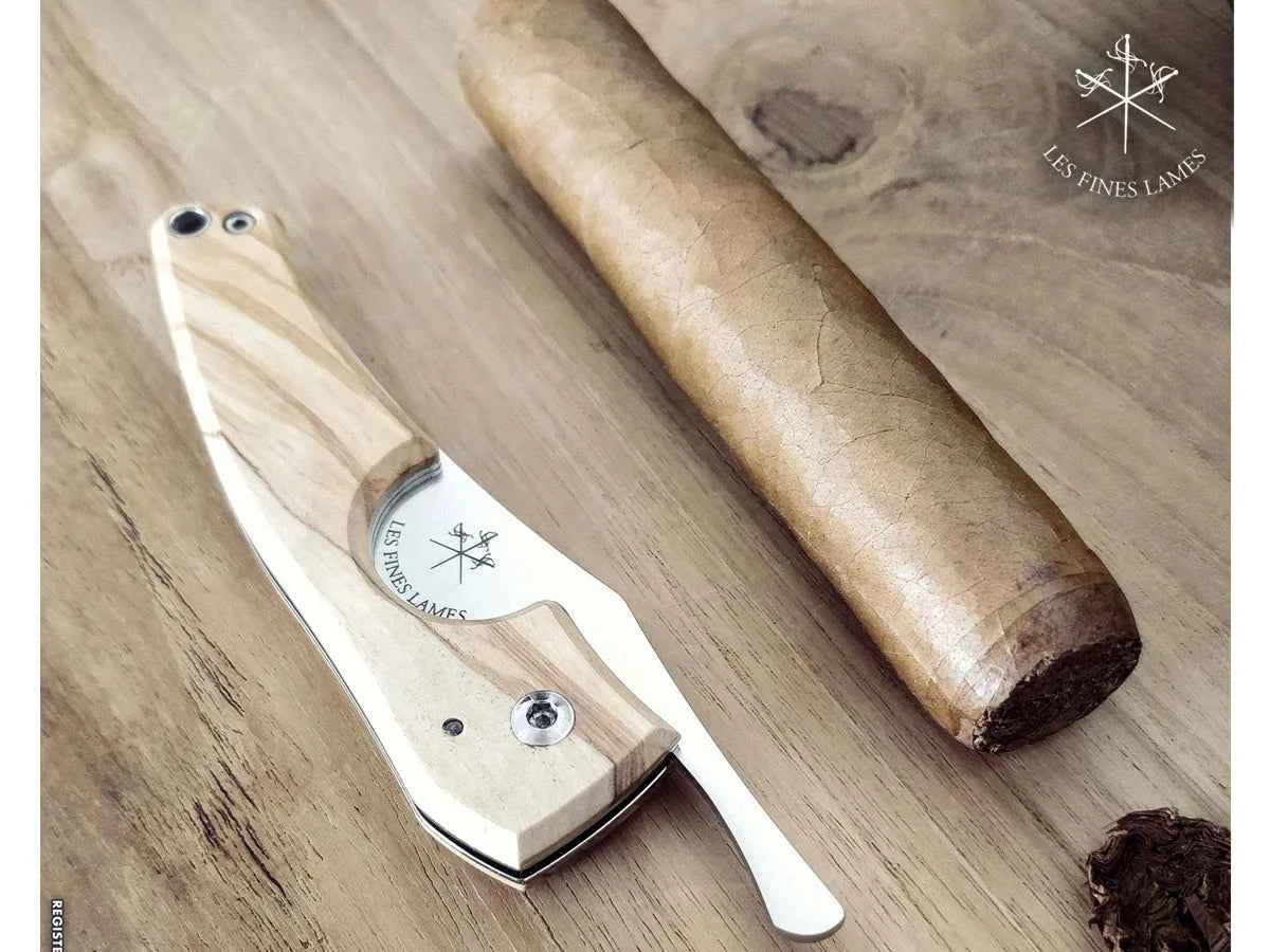 Les Fines Lames TAGLIASIGARI LE PETIT OLIVE WOOD