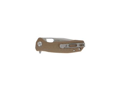 Honey Badger Tanto Small HB1342 tan, dettaglio manico FRN e flipper