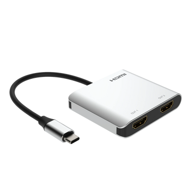 Adattatore da USB-C a 2xHDMI, 4K60Hz , HDR + USB3.0-3.1-3.2