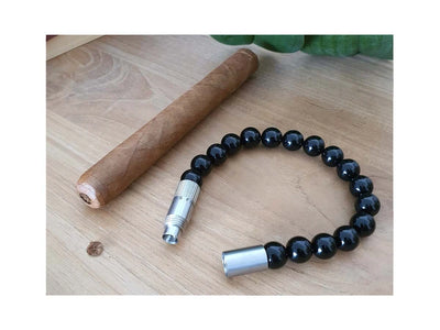Les Fines Lames BRACCIALE PUNCH STAINLESS STEEL ONYX - M