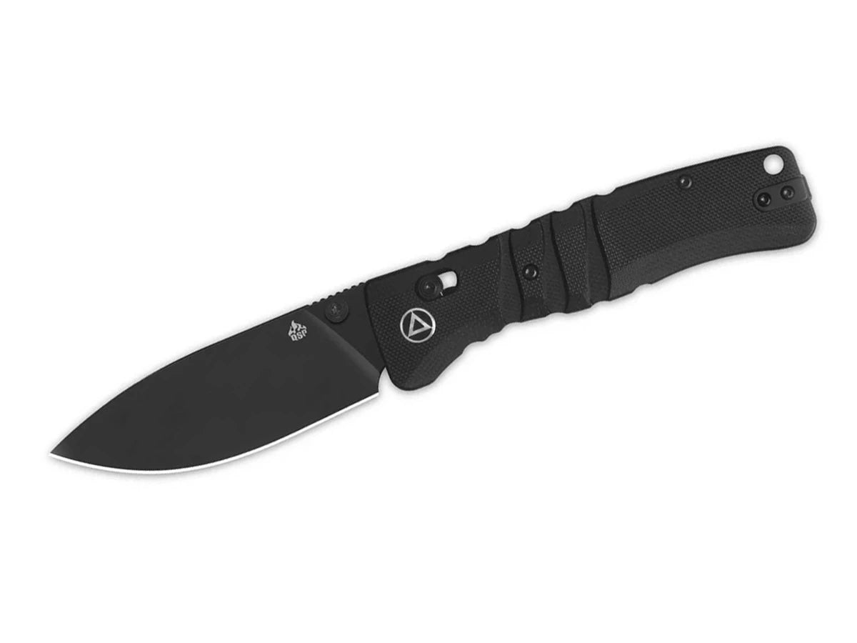 Coltello EDC QSP Ripley G-10 14C28N black stonewash nero QS160-A2
