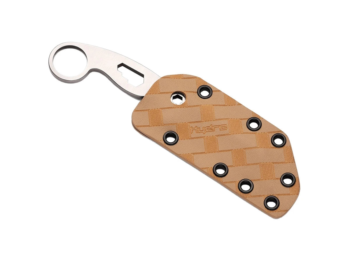 Hydra Knives BUZZARD WHITE HAWK HK-01-SBR Brown Sheath