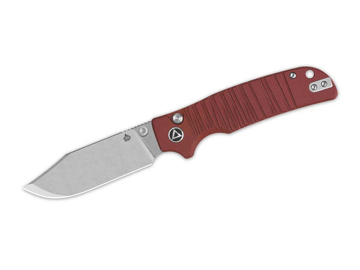 Coltello EDC QSP Kali G-10 14C28N stonewash rosso scuro QS159-A1