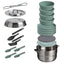 Stanley WILDFARE CORE FULL SERVE COOKSET 20pz 4.0qt /3.78l Shale+Charcoal