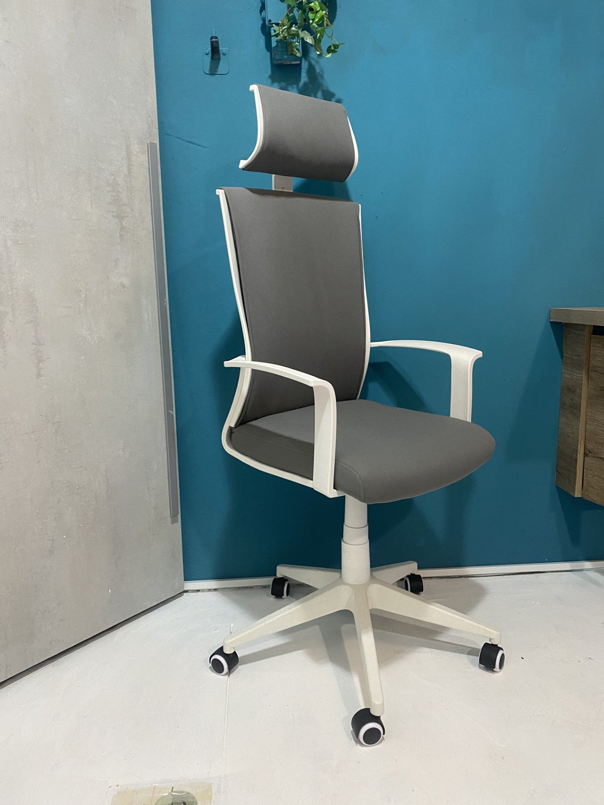 Powerlan Ares Sedia da Ufficio Ergonomica in Rete con Poggiatesta e Supporto Lombare