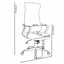 Powerlan Aurora Poltrona da Ufficio Ergonomica in Rete con Poggiatesta