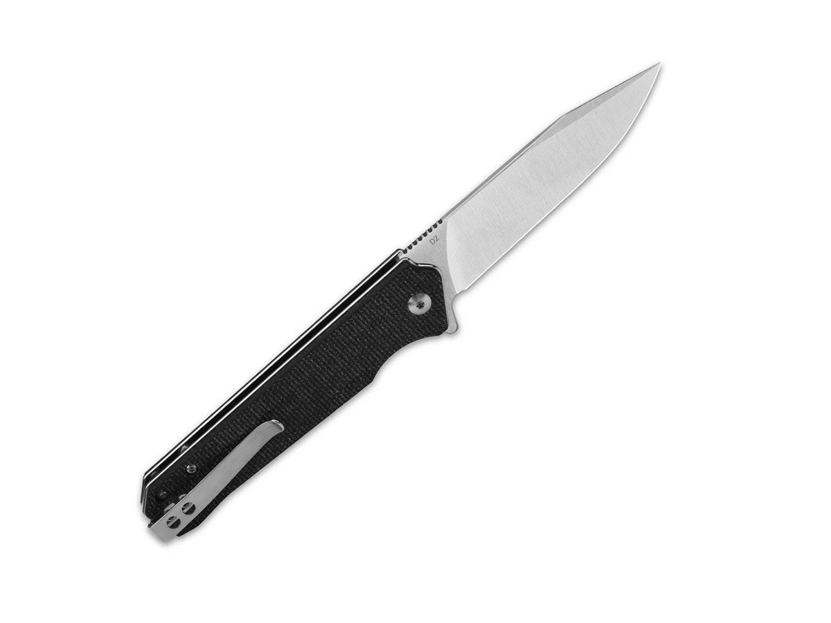 QSP Mamba V2 Micarta D2 – profilo sottile ball bearing e clip reversibile