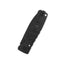 Dettaglio manico G-10 nero QSP Ripley Black glyde lock 8,8 cm 102 g