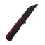 Dettaglio lama Wharncliffe 14C28N black QSP Swordfish 9,2 cm