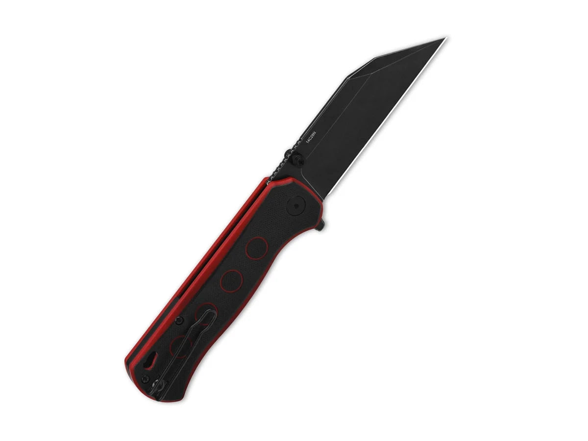 Dettaglio lama Wharncliffe 14C28N black QSP Swordfish 9,2 cm