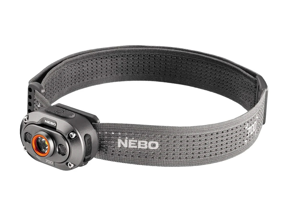 NEBO MYCRO 700 HEADLAMP & CAP Ricaricabile 700 Lumens LED NEB-HLP-0044-H