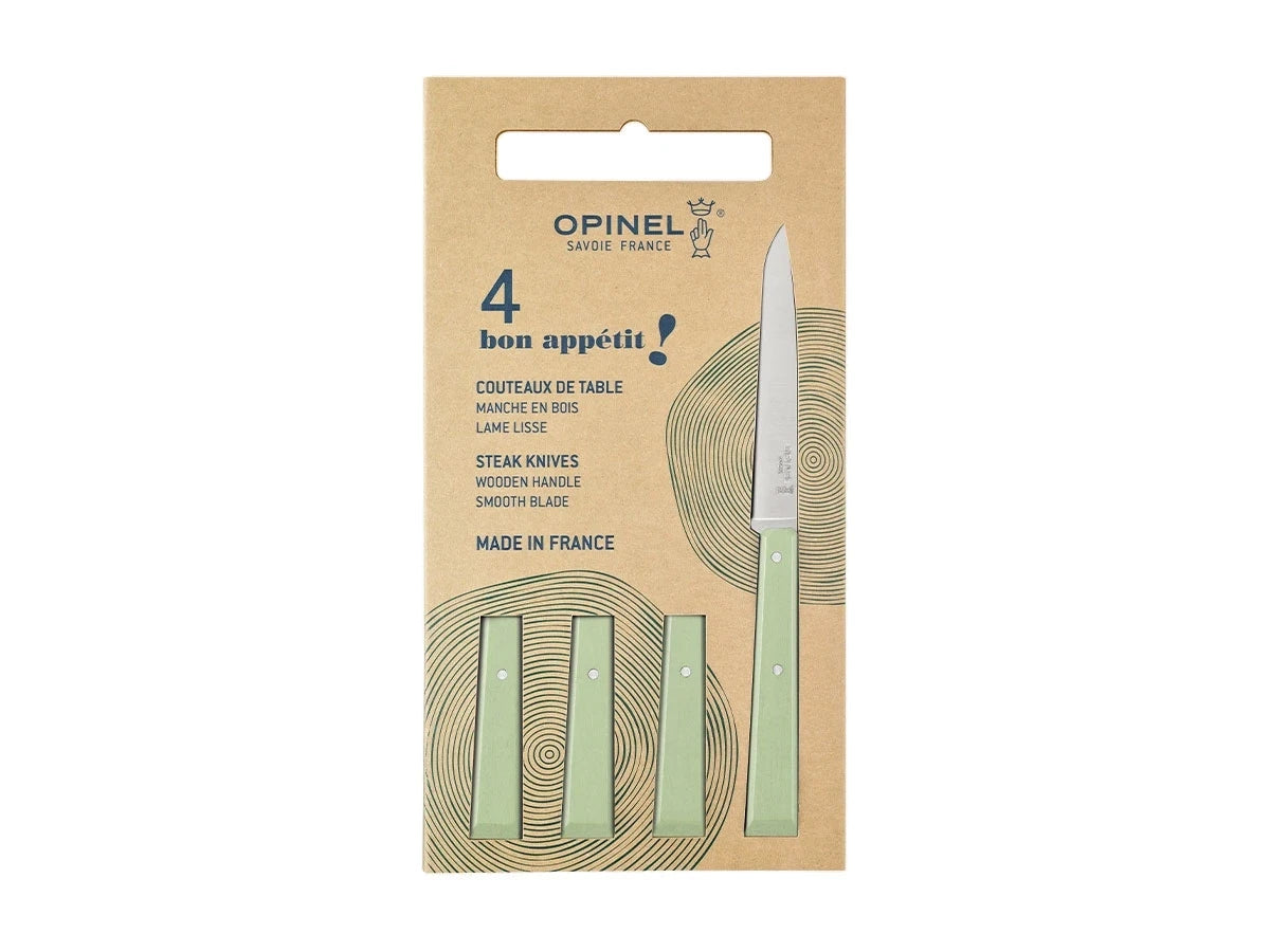 Opinel BON-APPÉTIT N°125 Box 4 pz TAVOLA "SAUGE" (003326)