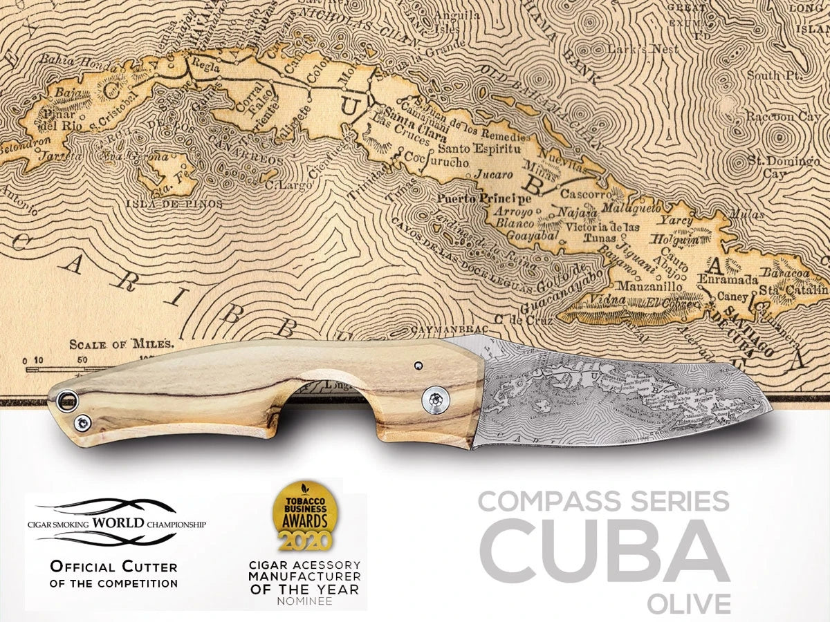 Les Fines Lames TAGLIASIGARI LE PETIT COMPASS-CUBA OLIVE