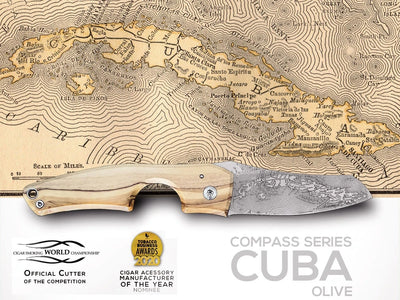Les Fines Lames TAGLIASIGARI LE PETIT COMPASS-CUBA OLIVE