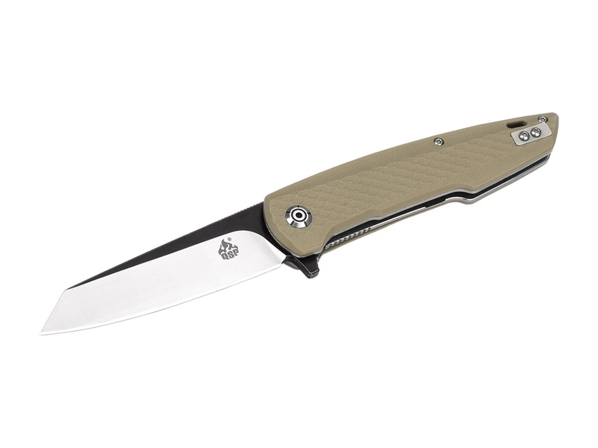 QSP Phoenix G-10 QS108-A Gray – coltello EDC D2 bicolore grigio manico G-10