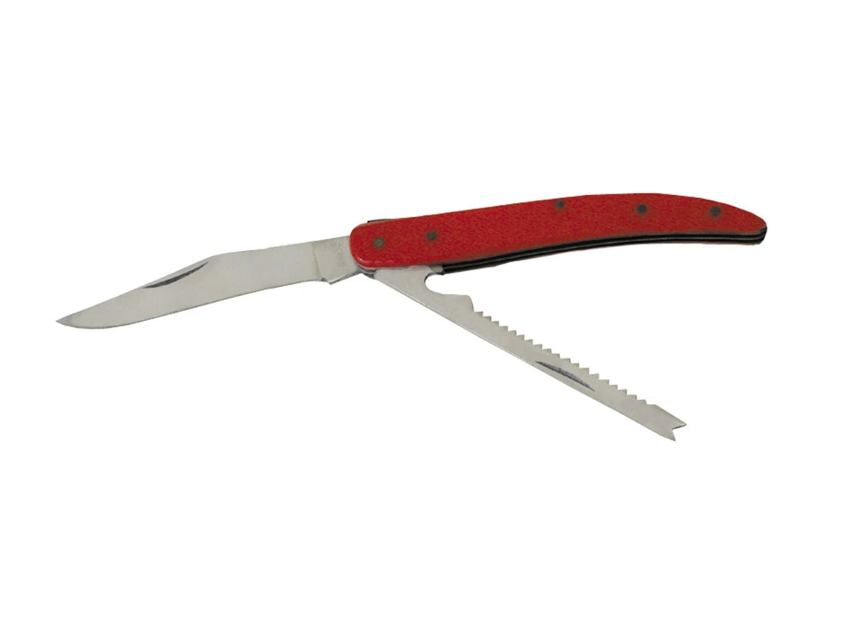 Coltello da pesca Import 2 lame manico plastica 22,5 cm Made in Pakistan
