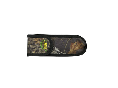 Outdoor Edge Field Bone Fillet lama 440A Zytel inserti TPR fodero Nylon camo - dettaglio