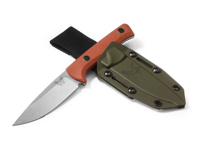 Benchmade SLIPRIDGE FIXED G-10 ORANGE 15650-01