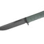 Ka-Bar Dust I 6100 lama clip point D2 Tool Steel nera manico Nylon GFN verde fodero plastica rigida tattico sopravvivenza - vista principale