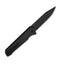 Dettaglio lama D2 stonewash coltello QSP Mamba V2 nero