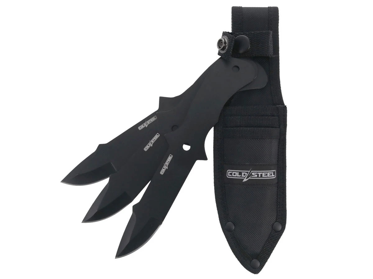 Cold Steel THROWING KNIVES 8" W/SHEATH 3pz TH-80KVC3PK