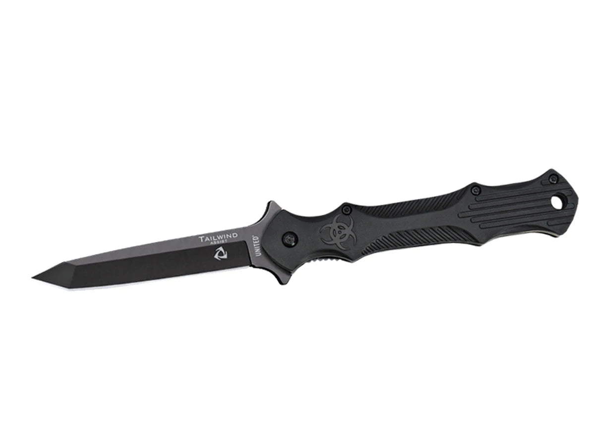 United Cutlery Tailwind Stiletto UC2906 lama tanto 440A 8,9 cm apertura assistita manico Nylon 21 cm 100 gr