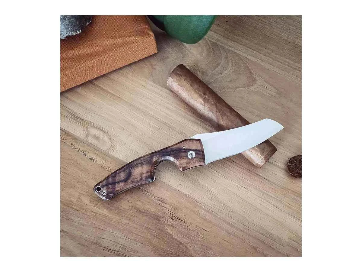 Les Fines Lames TAGLIASIGARI LE PETIT GUNSTOCK WALNUT BURL