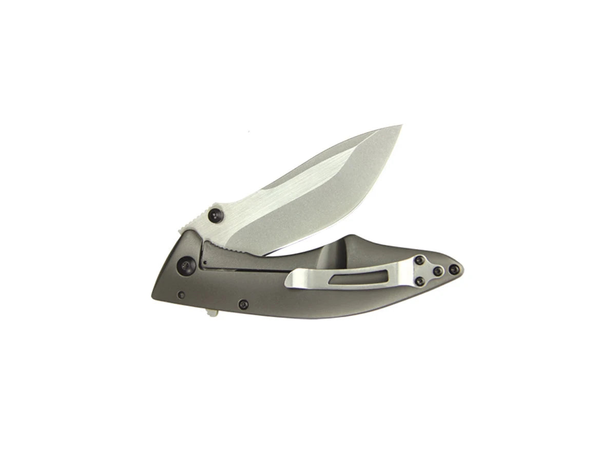 Outdoor Edge Conquer 3.0 G-10 420J2 Flipper Jerry Hossom design - dettaglio lama