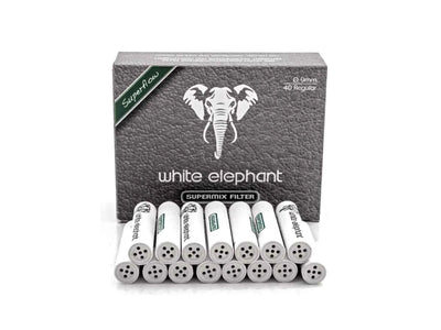 White Elephant FILTRO X PIPA SUPER MIX 9 mm 40 pz (20302)