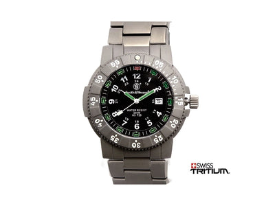 Smith & Wesson Watch Tritium Executive – orologio con indici al tritio vista frontale