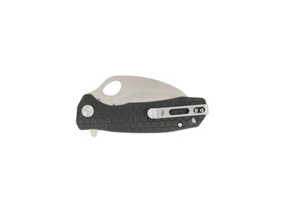 Honey Badger Claw Medium Serrated HB1131 nero, dettaglio lama dentellata