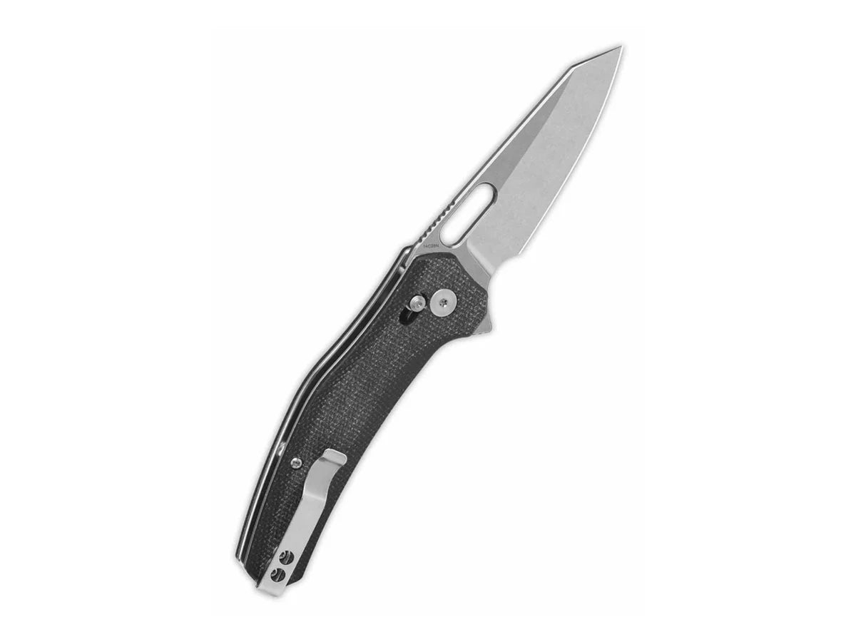 Dettaglio lama 14C28N QSP Emu 8,2 cm glyde lock 111 g clip tip-up