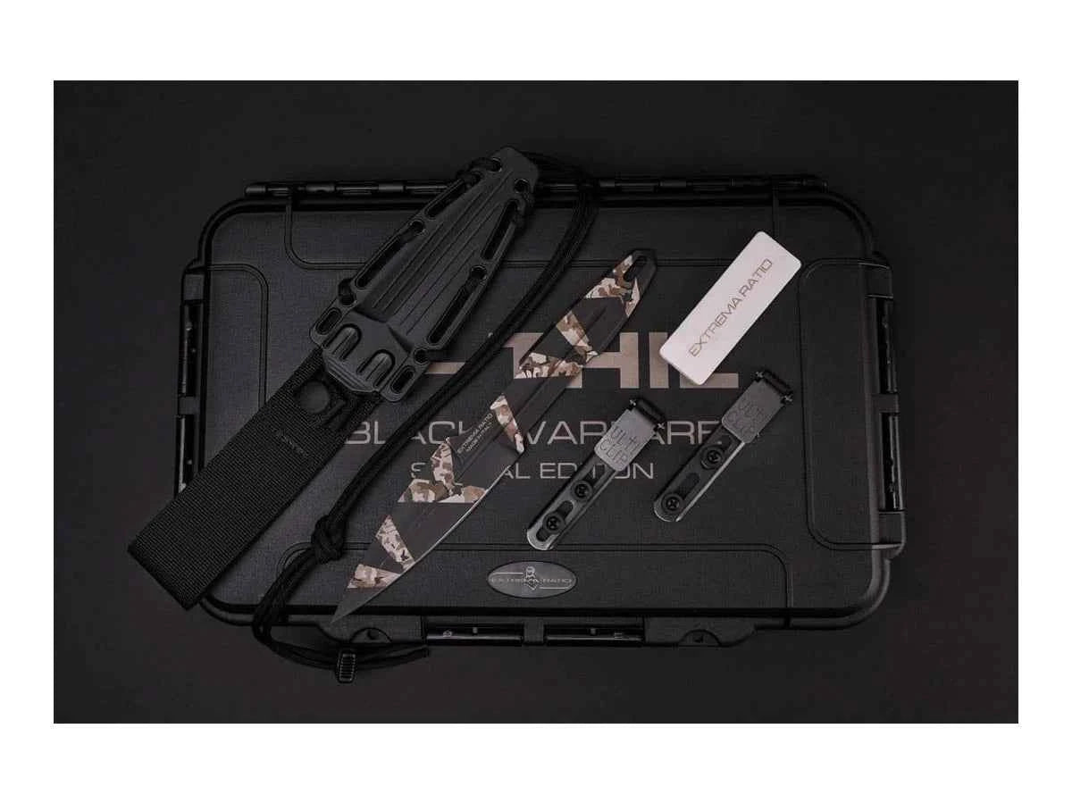 Extrema Ratio S-THIL BLACK WARFARE WITH BOX 0223/BW/SE