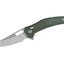 Coltello EDC QSP Emu Micarta 14C28N stonewash verde QS164-B1