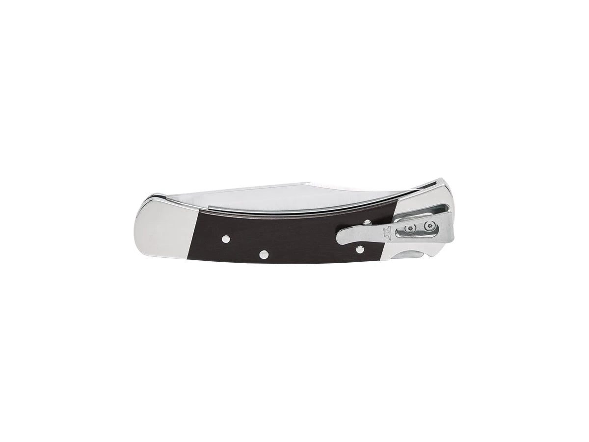 Buck FOLDING HUNTER SLIM HERITAGE ELITE NICKEL 110BRS20-B