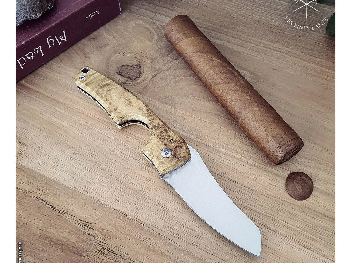 Les Fines Lames TAGLIASIGARI LE PETIT ACACIA BURL WOOD