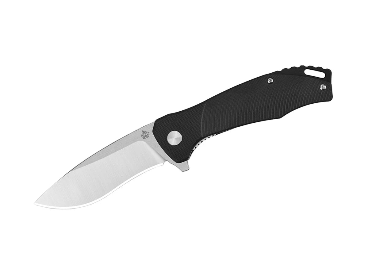 Coltello EDC QSP Raven G-10 D2 manico nero QS122-C1