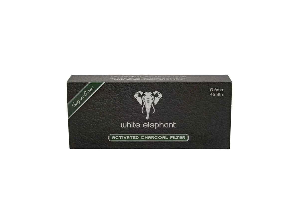White Elephant FILTRO x PIPA CARBONE ATTIVO 6 mm 45 pz (20104)