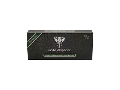White Elephant FILTRO x PIPA CARBONE ATTIVO 6 mm 45 pz (20104)