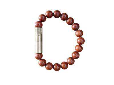 Les Fines Lames BRACCIALE PUNCH STAINLESS STEEL RED JASPER - M