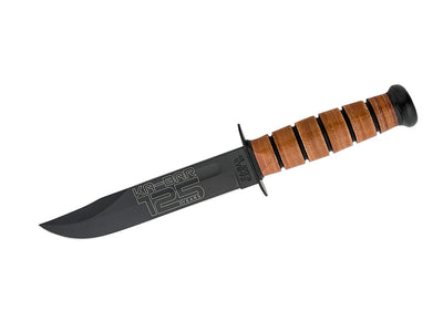 Ka-Bar 9225 coltello commemorativo 125th Anniversary lama 1095 Cro-Van 17,8 cm manico pelle