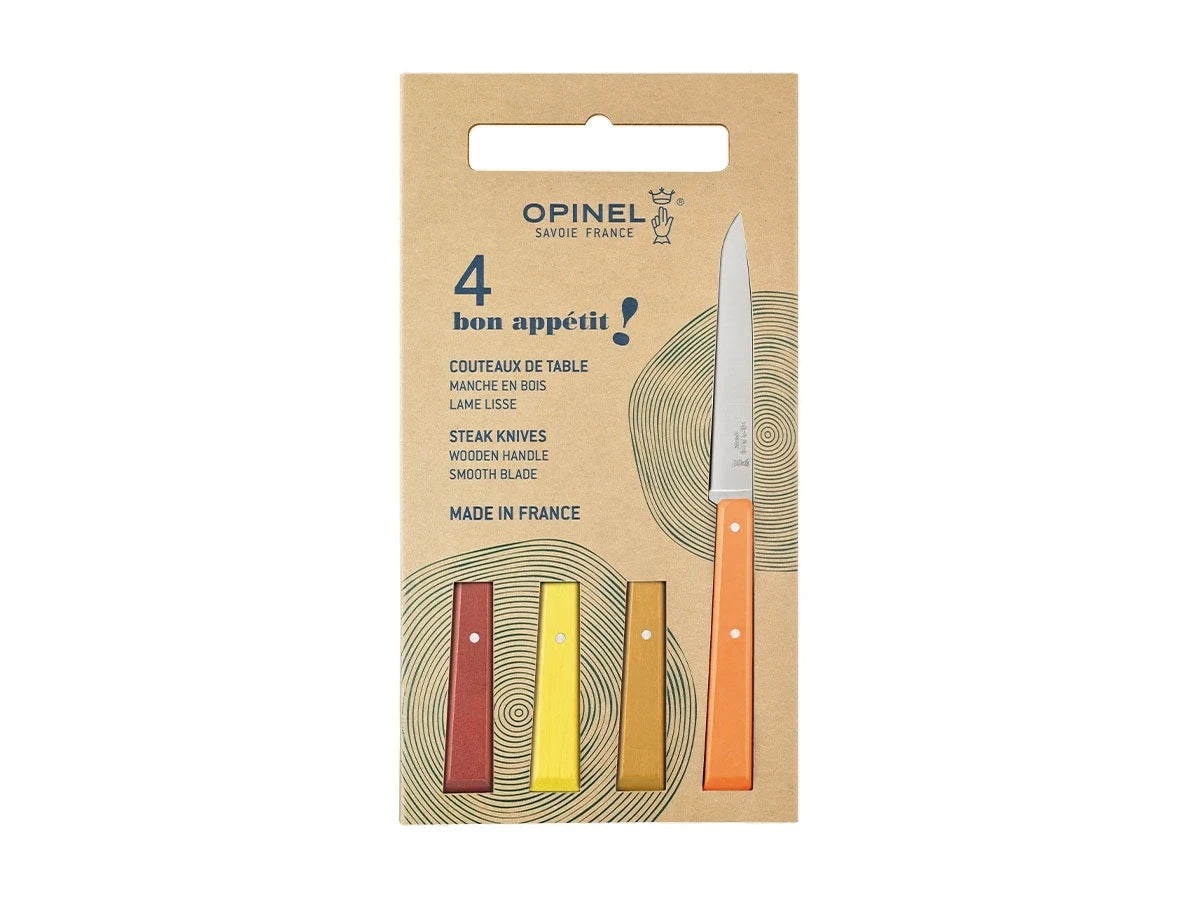 Opinel BON-APPÉTIT N°125 Box 4 pz TAVOLA "AGRUMES" (003270)