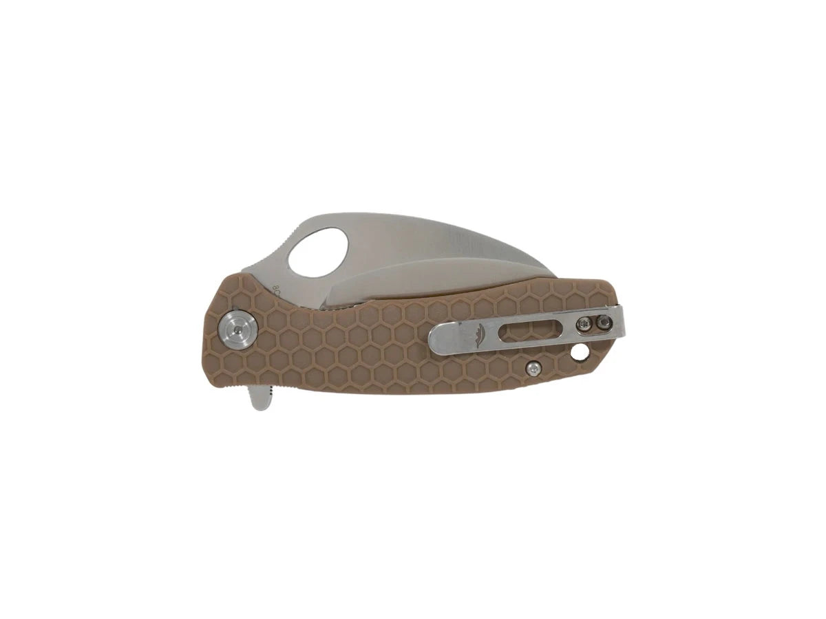 Honey Badger Claw Large Plain HB1102 tan, dettaglio lama artiglio e manico